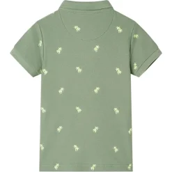 Kinderpoloshirt 92 kakikleurig