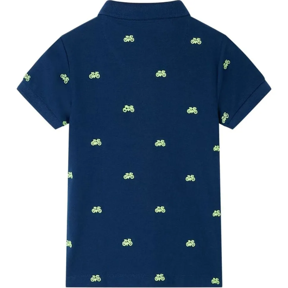 Kinderpoloshirt 92 marineblauw