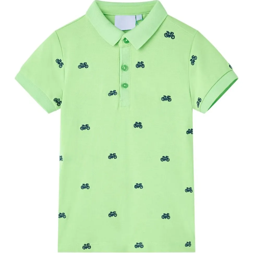 Kinderpoloshirt 92 neongroen