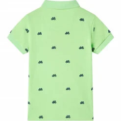 Kinderpoloshirt 92 neongroen