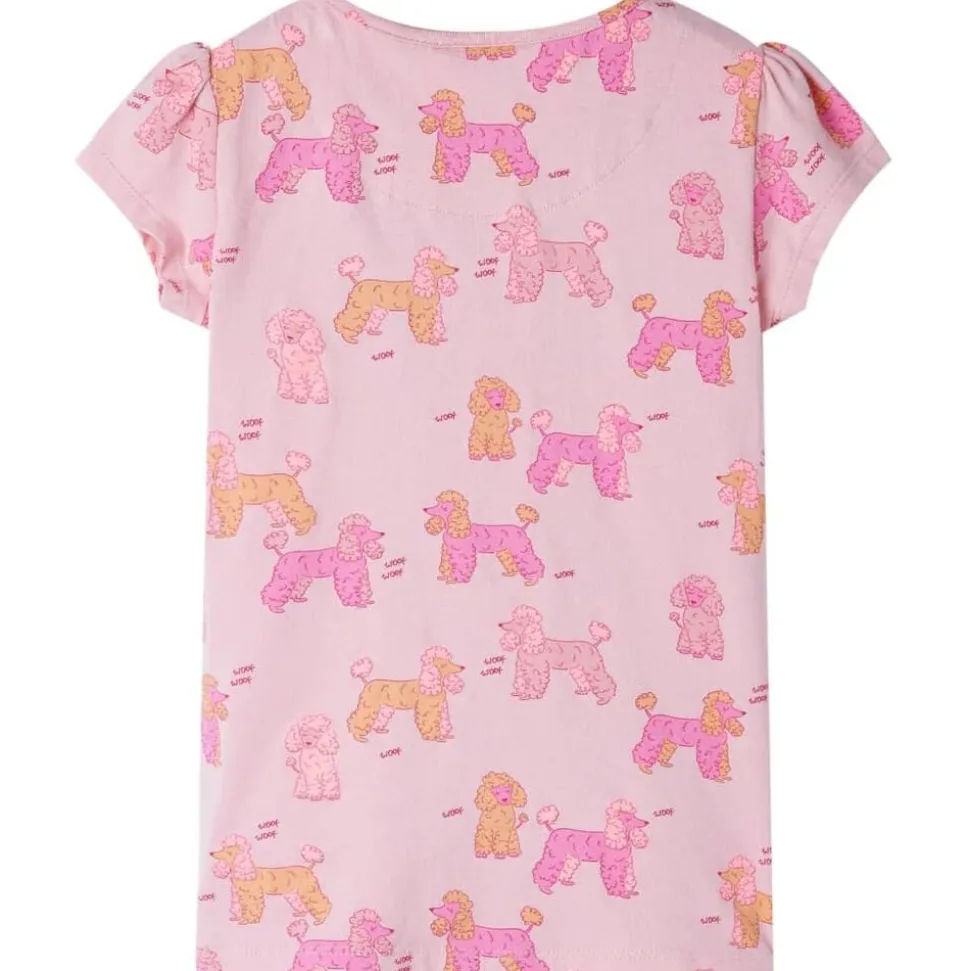 Kinderpyjama met korte mouwen 92 lichtroze