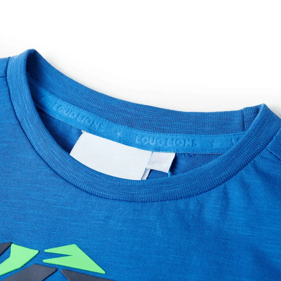 Kindershirt 104 blauw