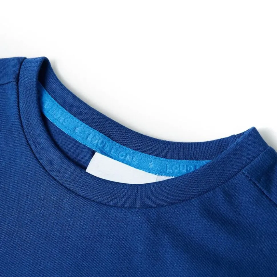 Kindershirt 104 donkerblauw