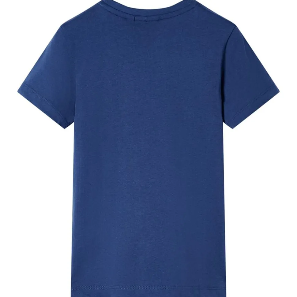 Kindershirt 92 donkerblauw