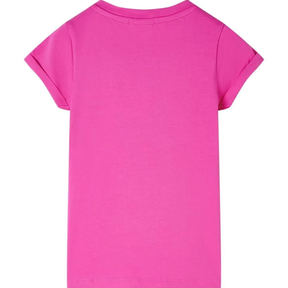 Kindershirt 104 donkerroze