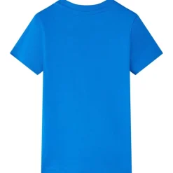 Kindershirt 116 felblauw