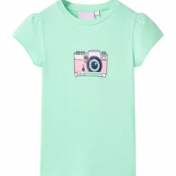 Kindershirt 116 felgroen