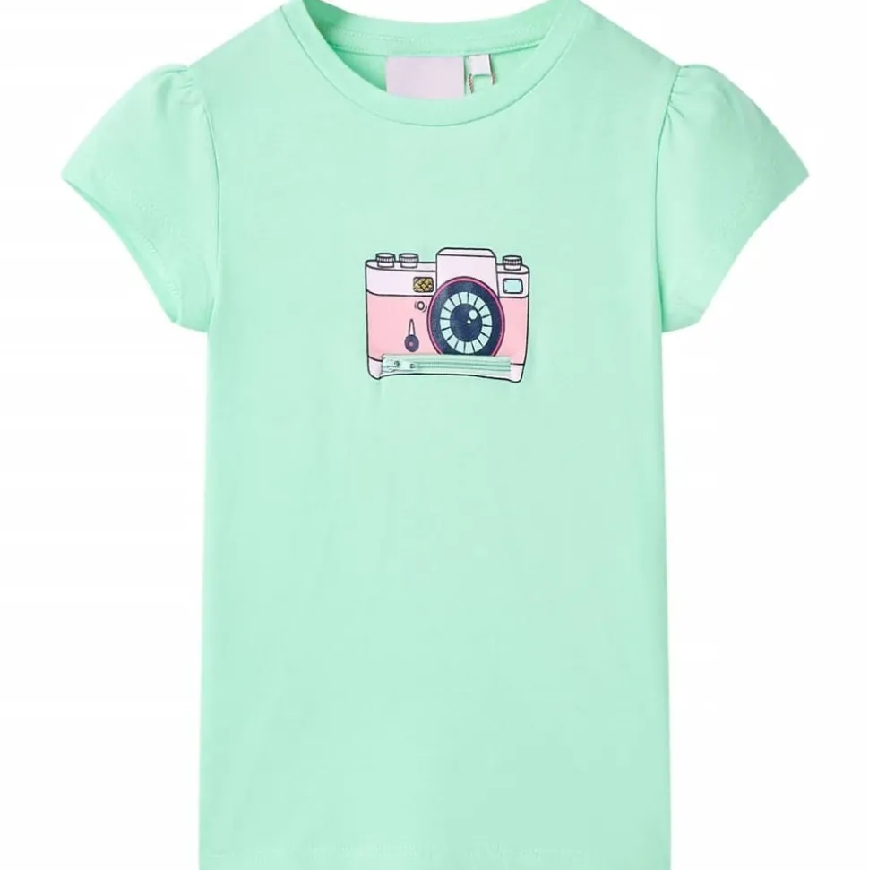 Kindershirt 116 felgroen