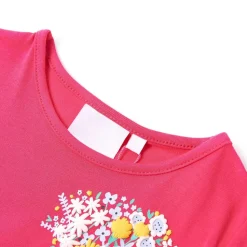 Kindershirt 116 felroze