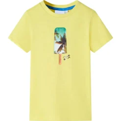 Kindershirt 116 geel