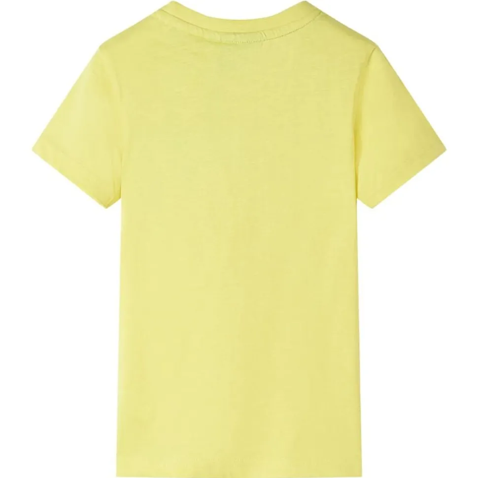 Kindershirt 116 geel