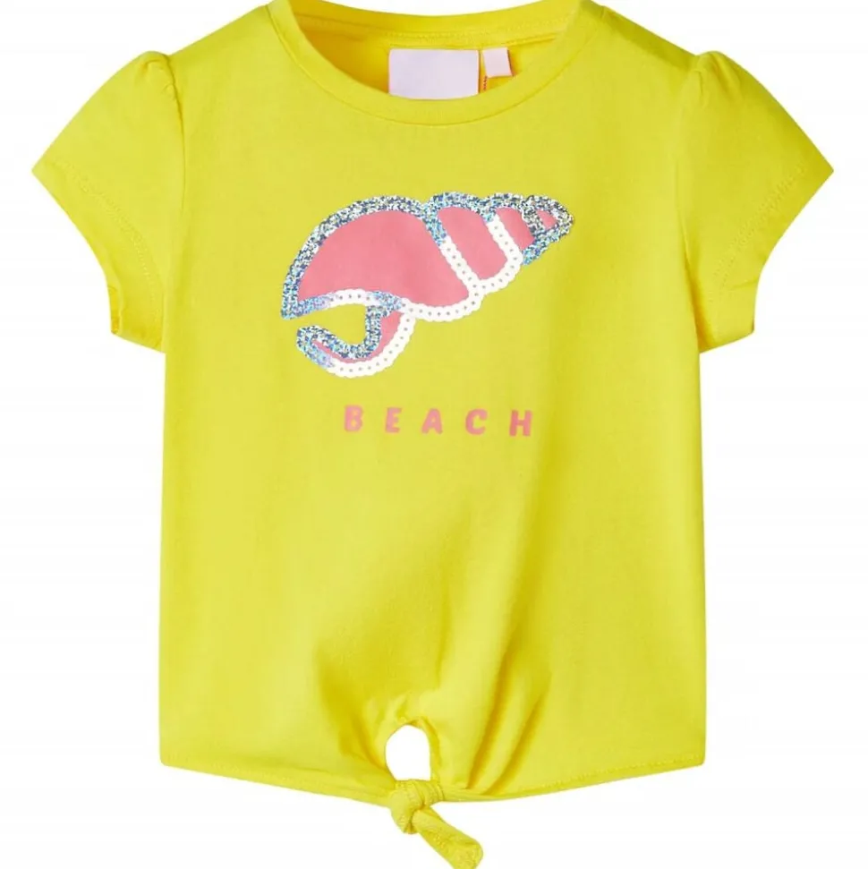 Kindershirt 104 geel