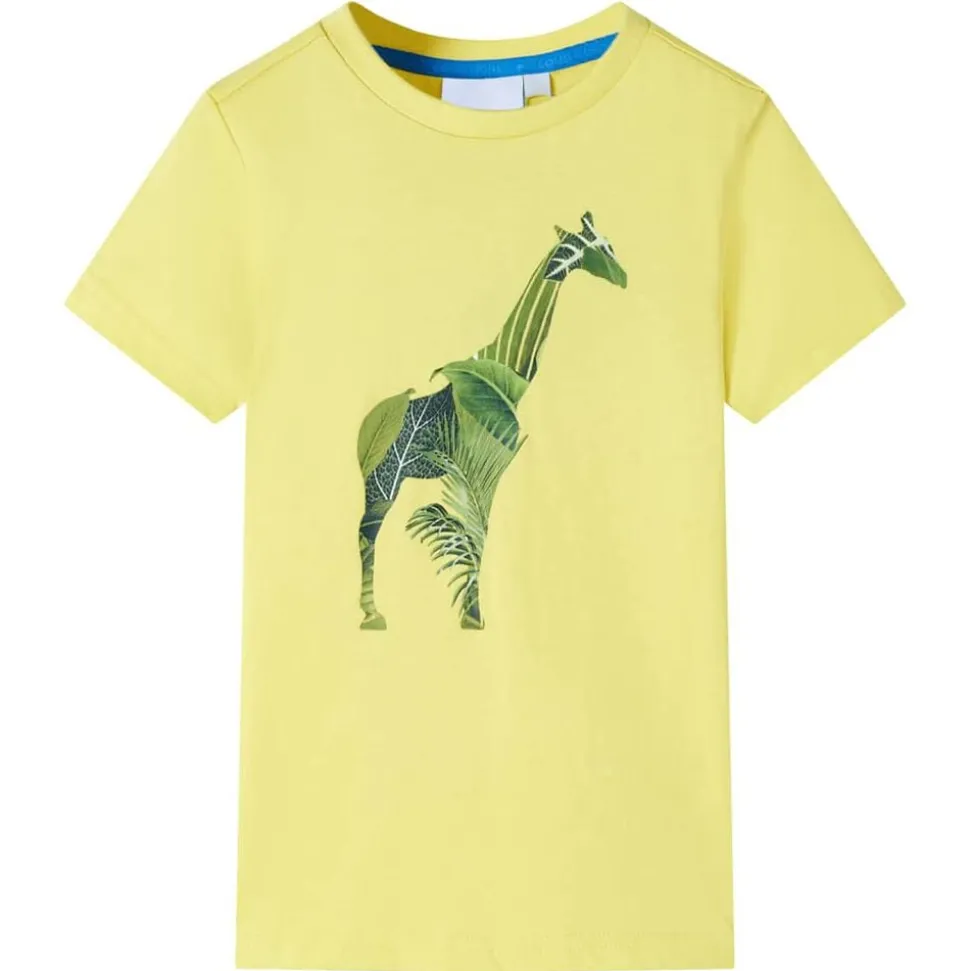 Kindershirt 92 geel