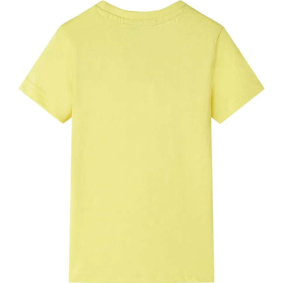 Kindershirt 92 geel