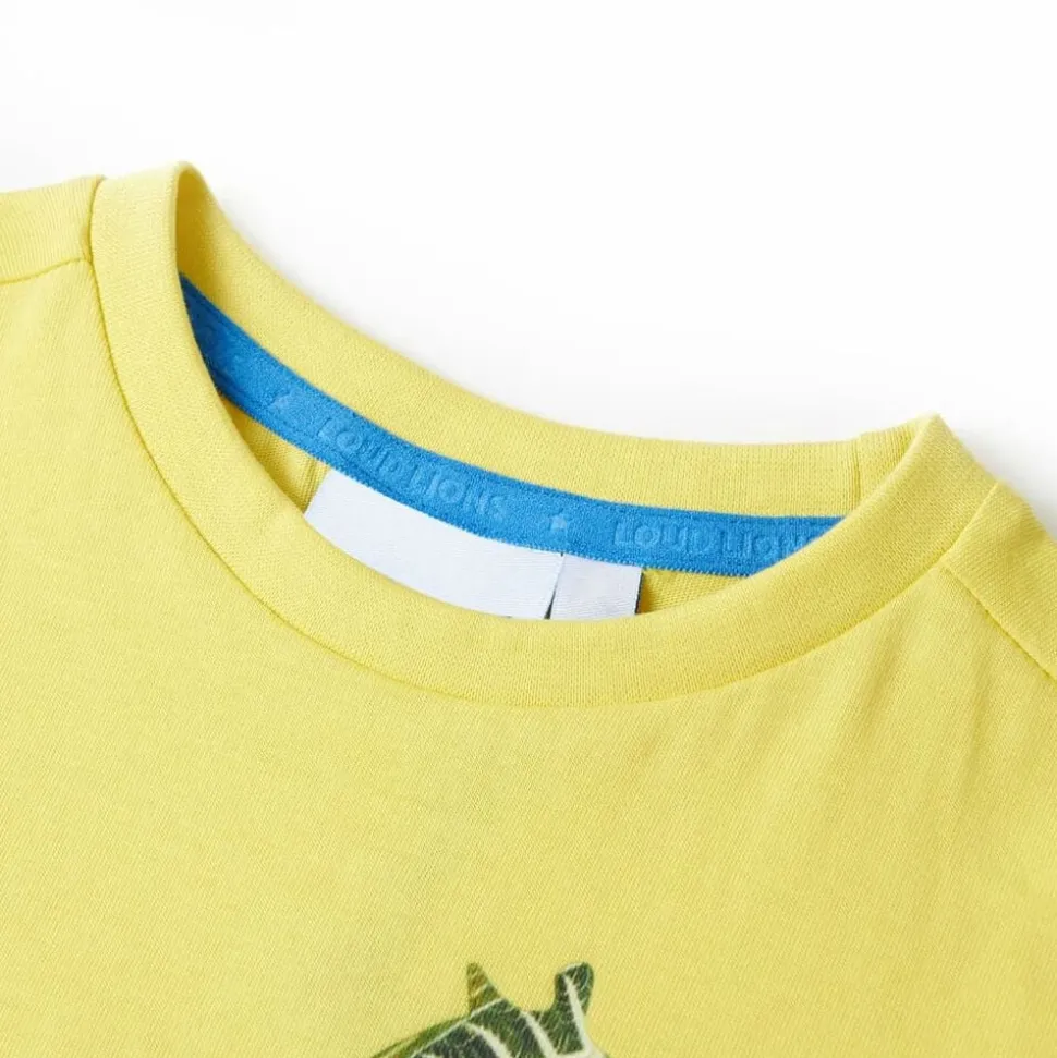 Kindershirt 92 geel