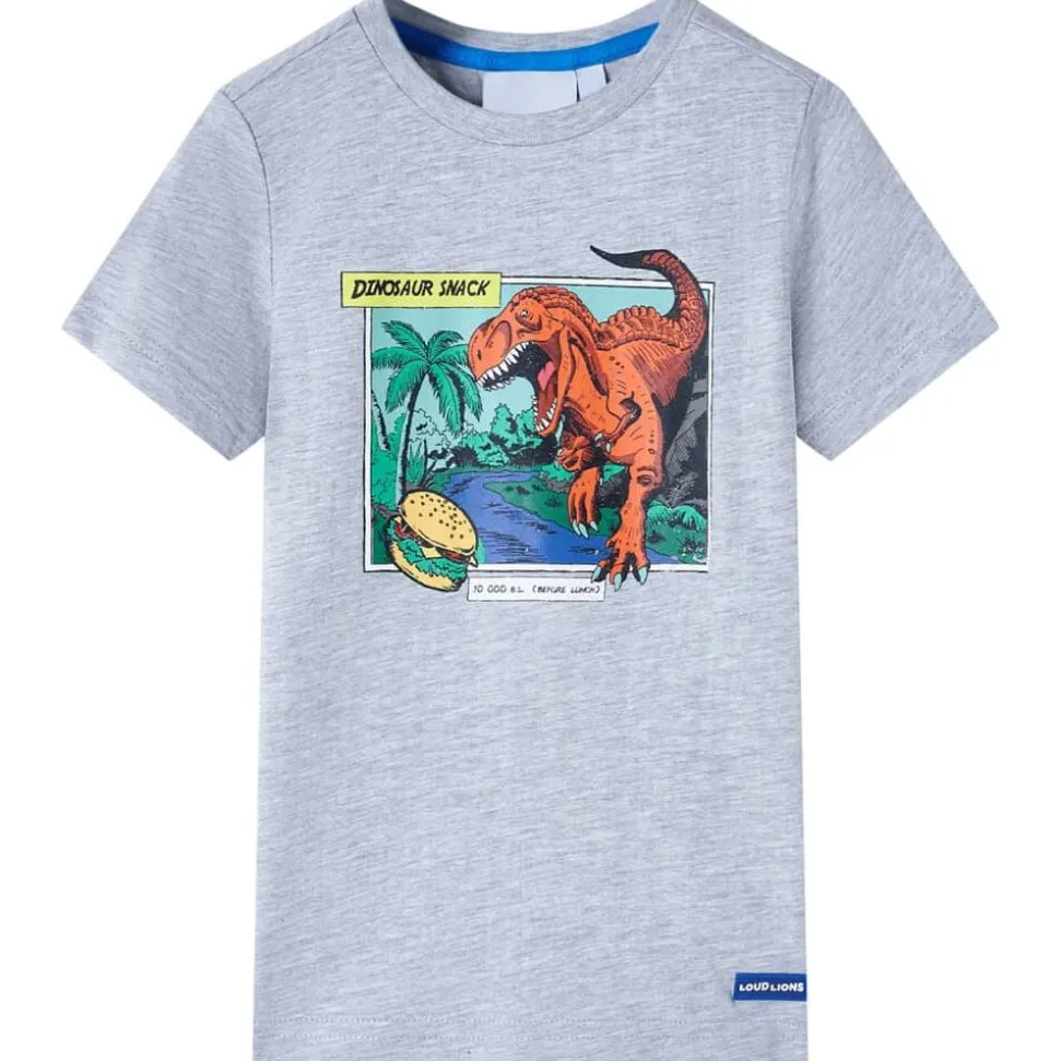 Kindershirt 116 grijs