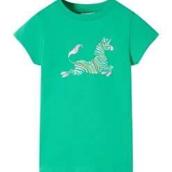 Kindershirt 116 groen