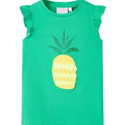 Kindershirt 116 groen