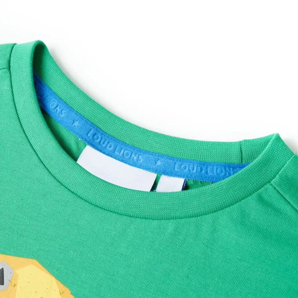 Kindershirt 104 groen