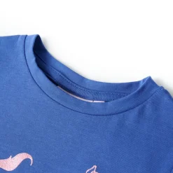 Kindershirt 104 kobaltblauw