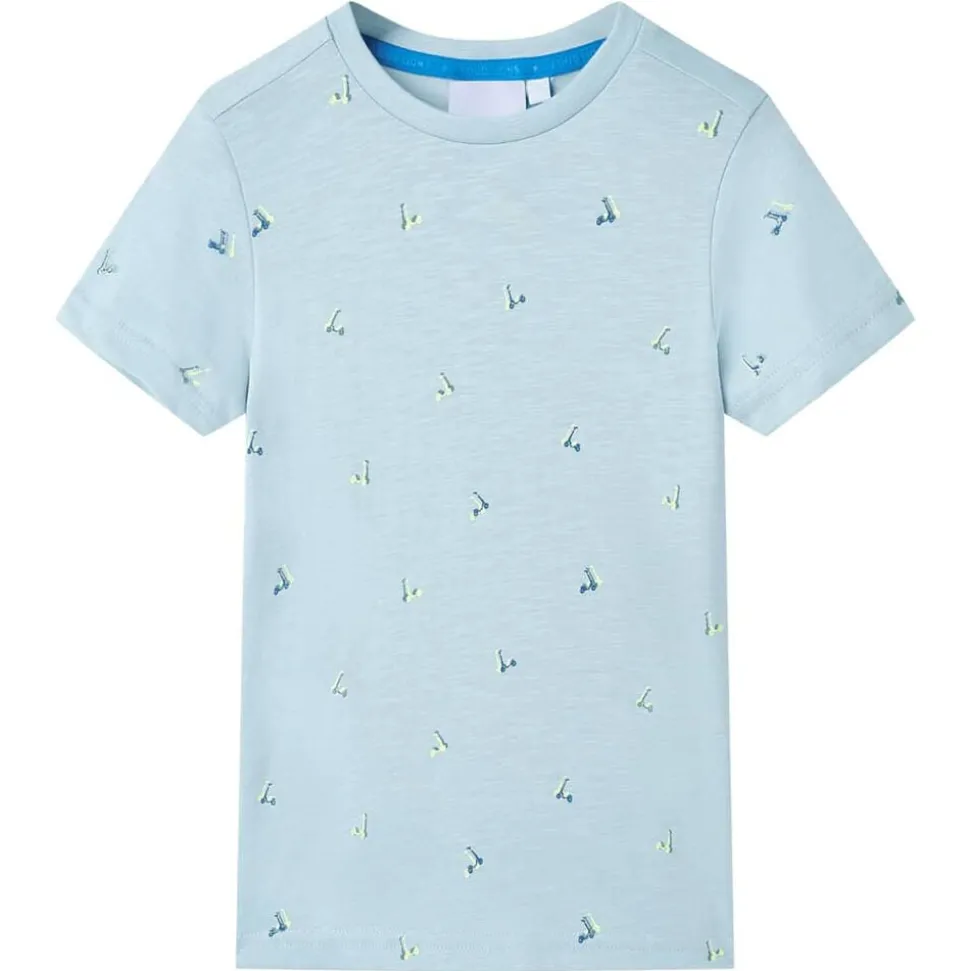 Kindershirt 104 lichtblauw