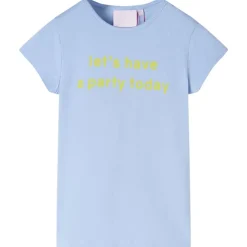 Kindershirt 92 lichtblauw