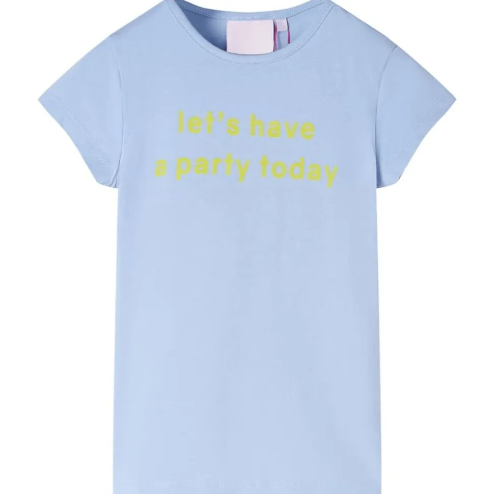 Kindershirt 92 lichtblauw