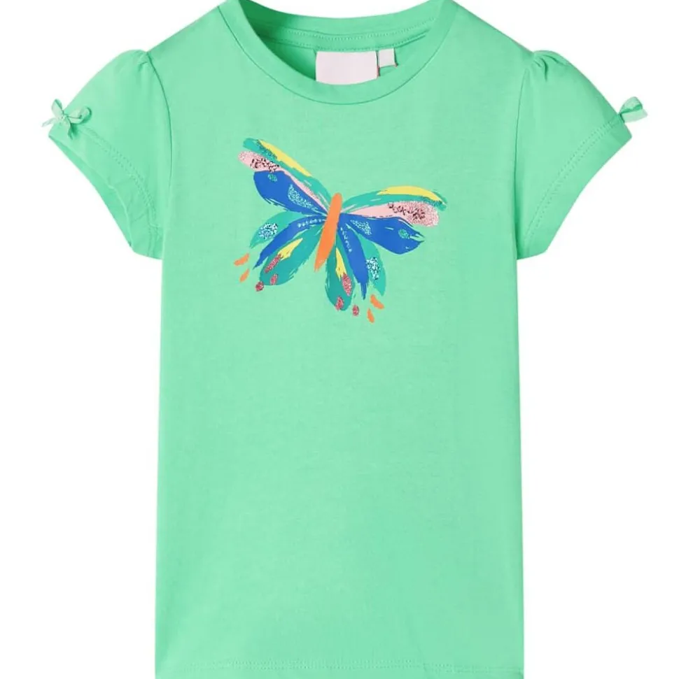 Kindershirt 104 lichtgroen
