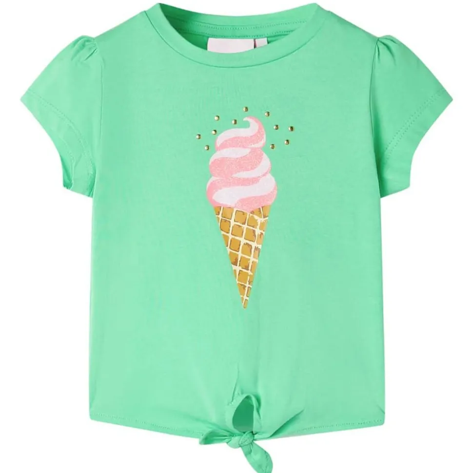Kindershirt 104 lichtgroen
