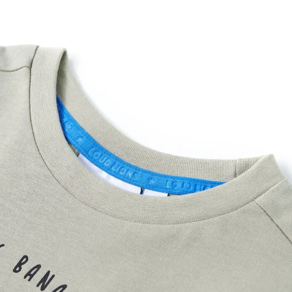 Kindershirt 140 lichtkakikleurig