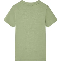 Kindershirt 116 lichtkakikleurig