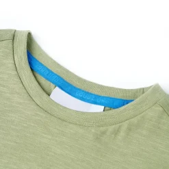 Kindershirt 116 lichtkakikleurig