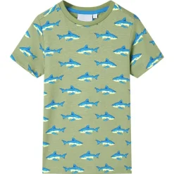 Kindershirt 104 lichtkakikleurig
