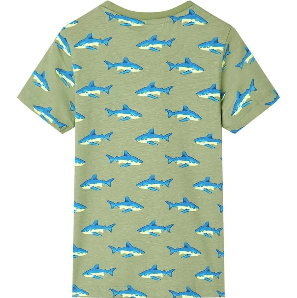 Kindershirt 104 lichtkakikleurig