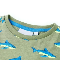 Kindershirt 104 lichtkakikleurig