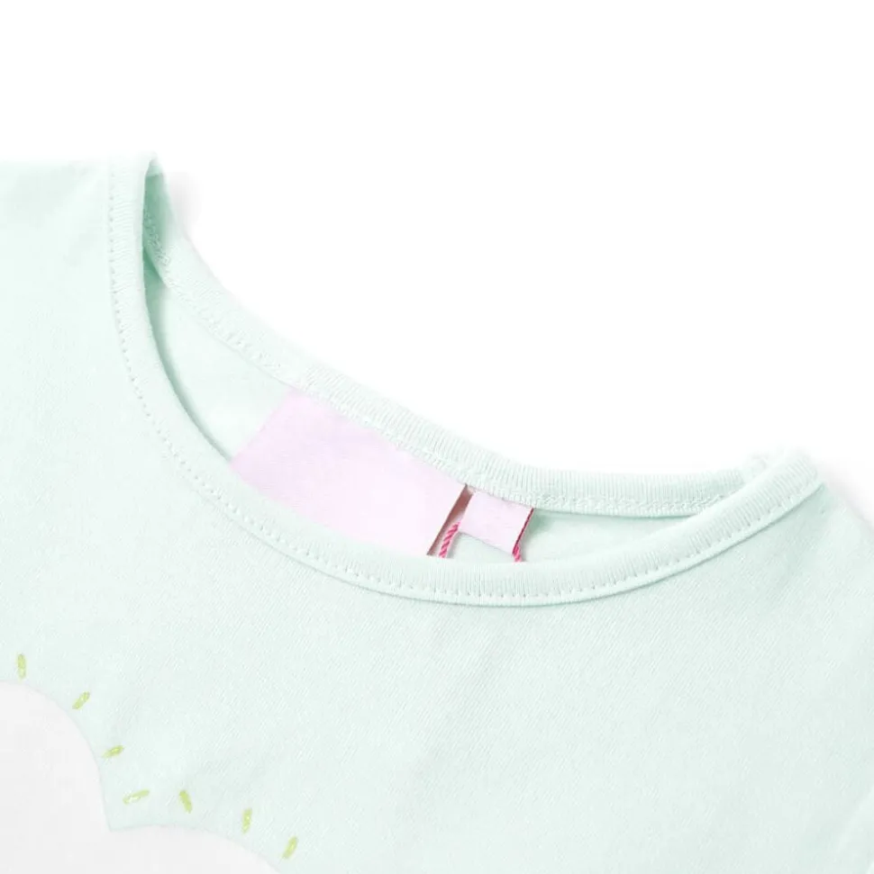 Kindershirt 92 lichtmint