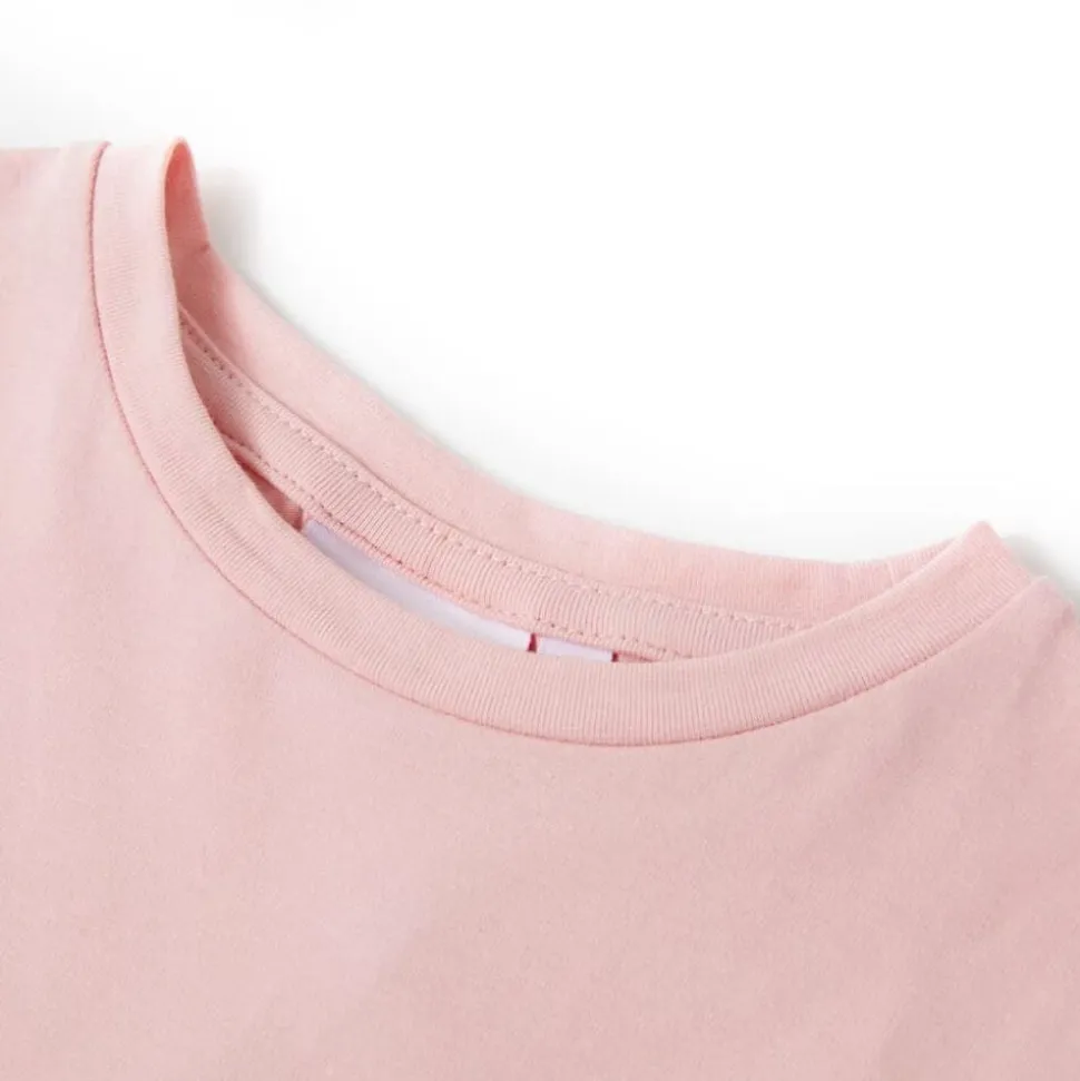 Kindershirt 116 lichtroze