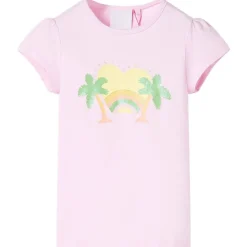 Kindershirt 116 lichtroze