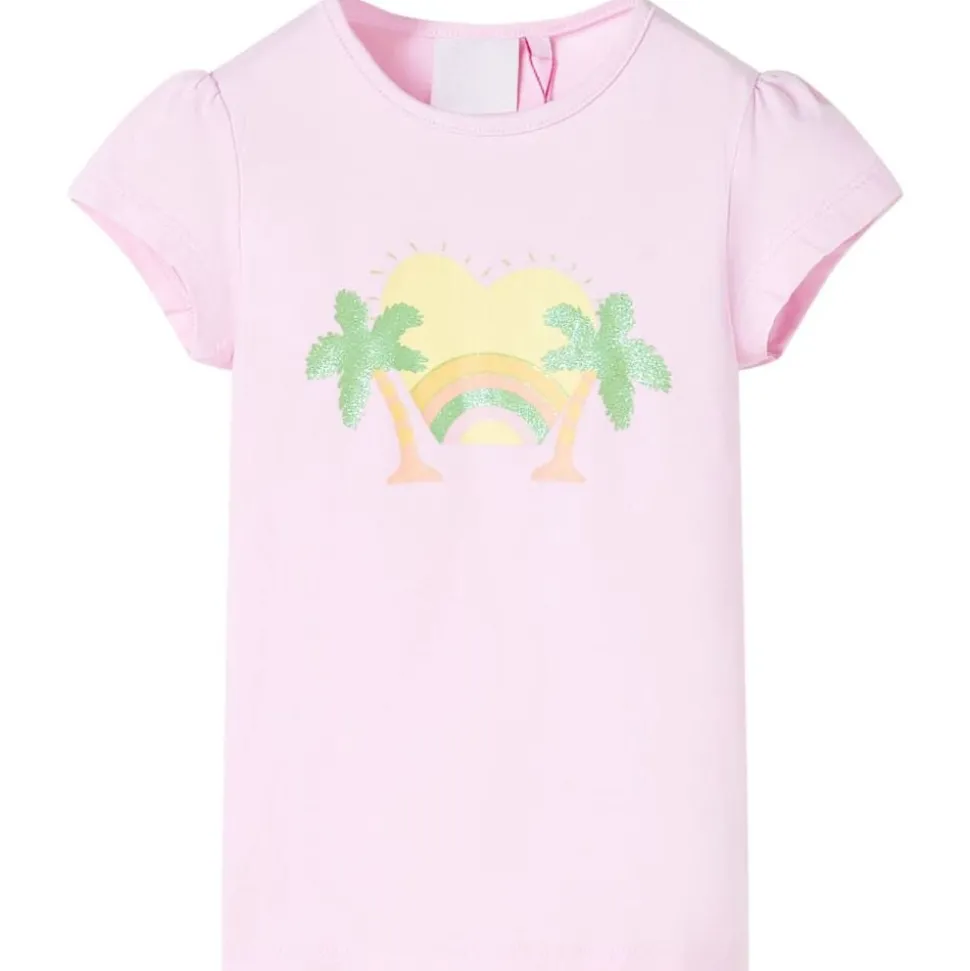 Kindershirt 116 lichtroze
