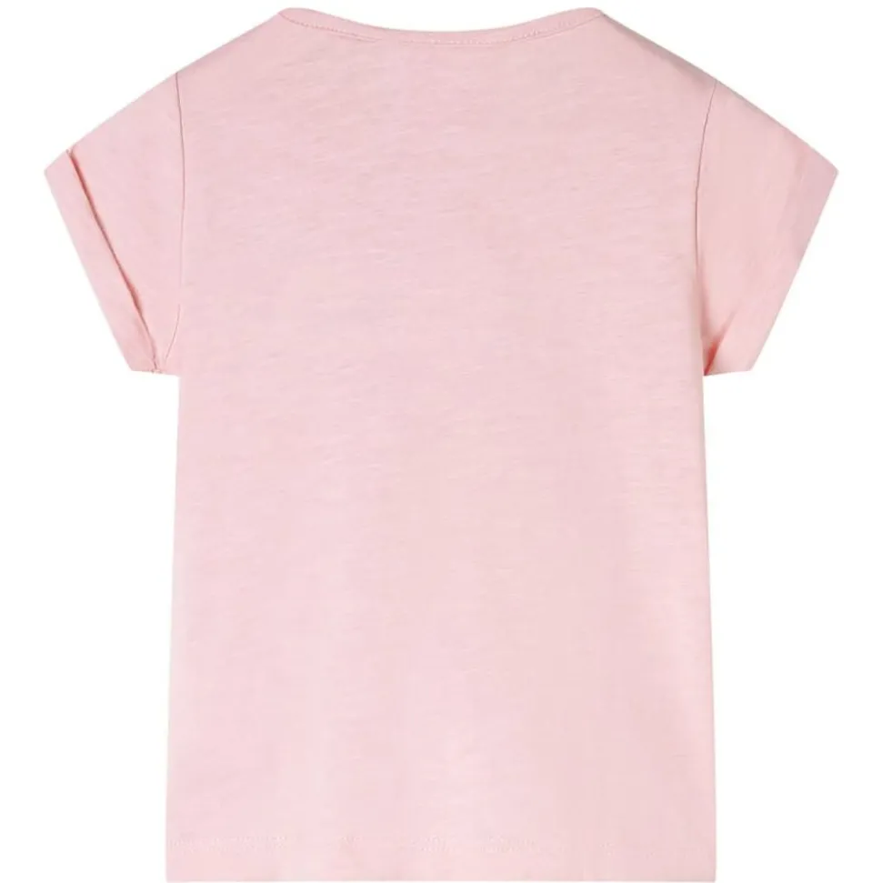 Kindershirt 116 lichtroze