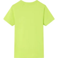 Kindershirt 116 limoengroen