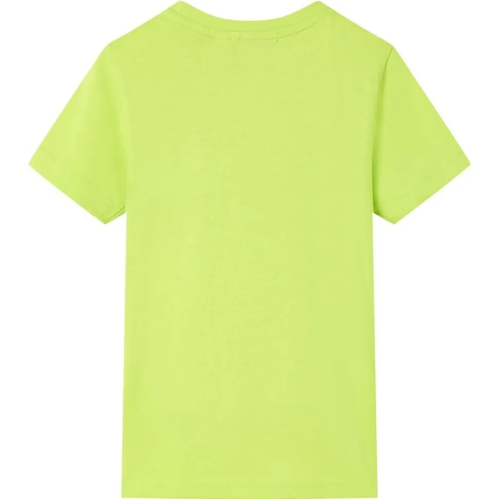 Kindershirt 116 limoengroen