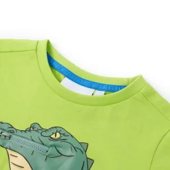 Kindershirt 116 limoengroen