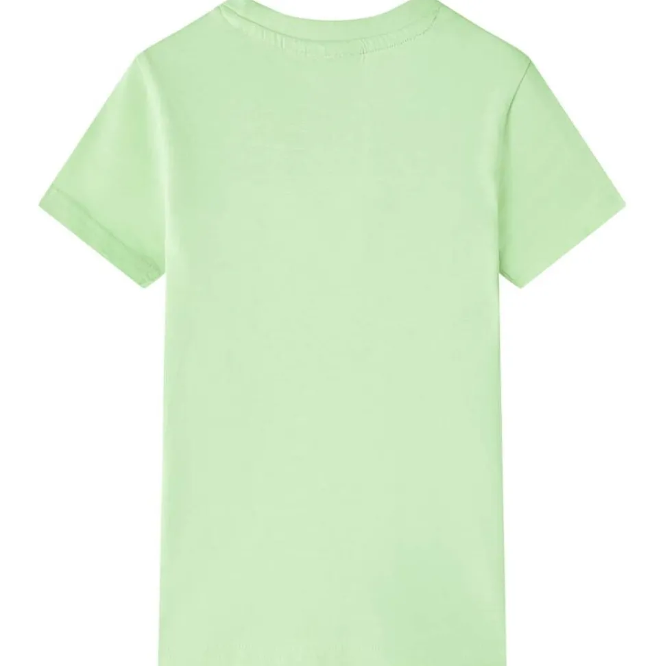 Kindershirt 140 limoengroen