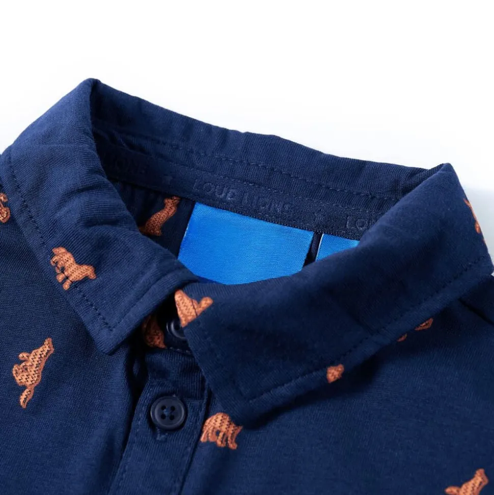 Kindershirt 104 marineblauw