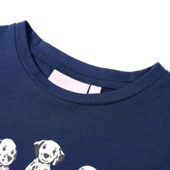 Kindershirt 116 marineblauw