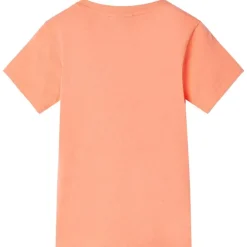 Kindershirt 128 neonoranje