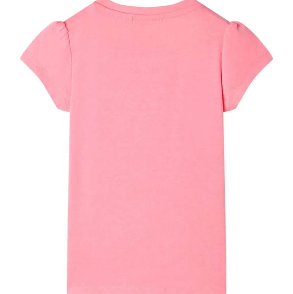 Kindershirt 92 neonroze