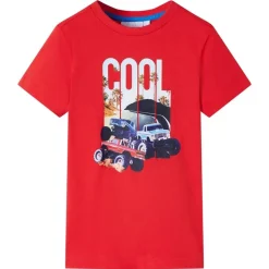 Kindershirt 104 rood