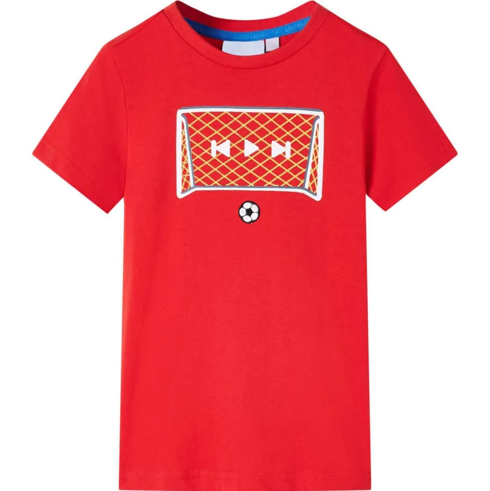 Kindershirt 92 rood